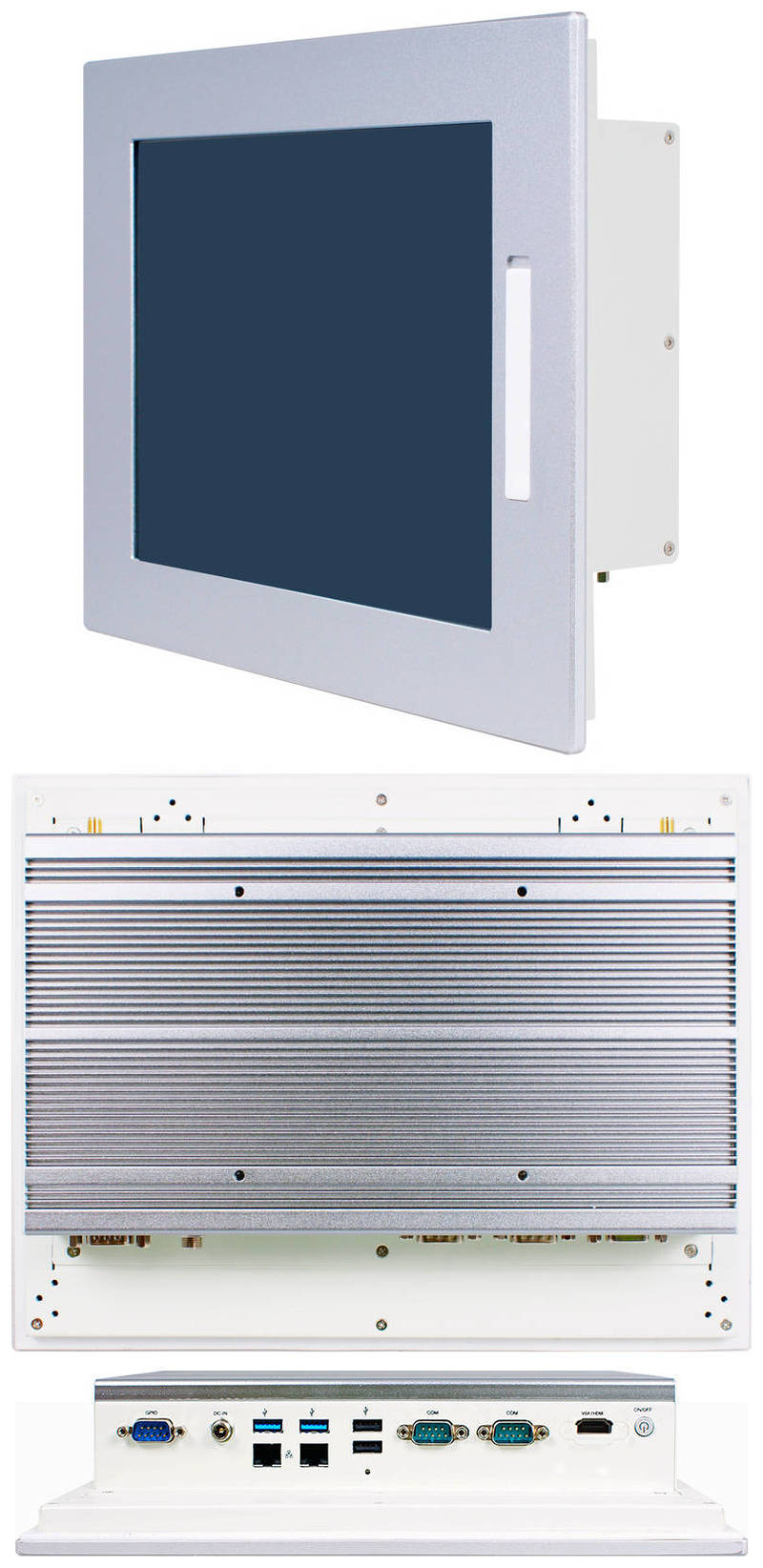 Jetway HPC104GR-HD6412 Panel PC (10.4" Touch, Intel J6412, 2x 2.5GbE) <b>[12-28V Power Input]</b>